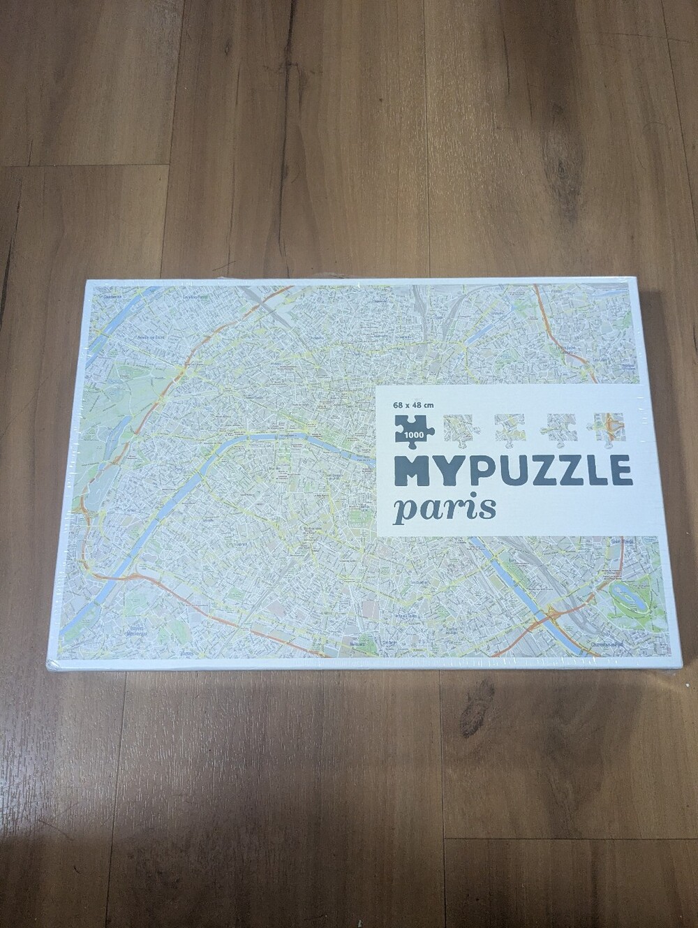 Helvetiq MYPUZZLE Paris 1000 Piece Puzzle 26.8 X 18.9 In White